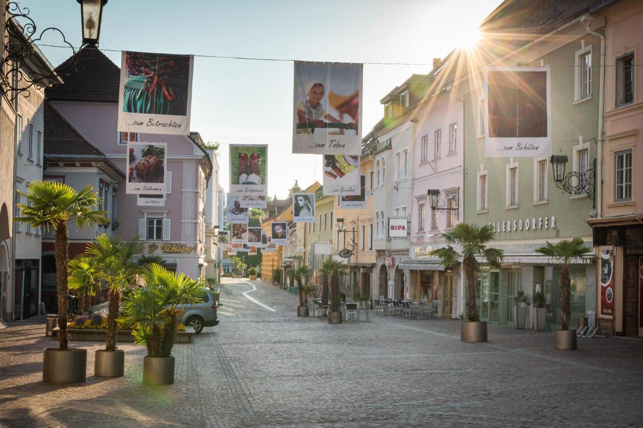 Perfekte Lage! Ganze Wohnung Burgblick Residenz Sankt Veit an der Glan Bagian luar foto